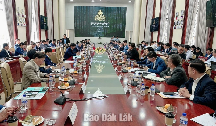 Cambodian ministries hold dialogue with Vietnamese businesses, investors