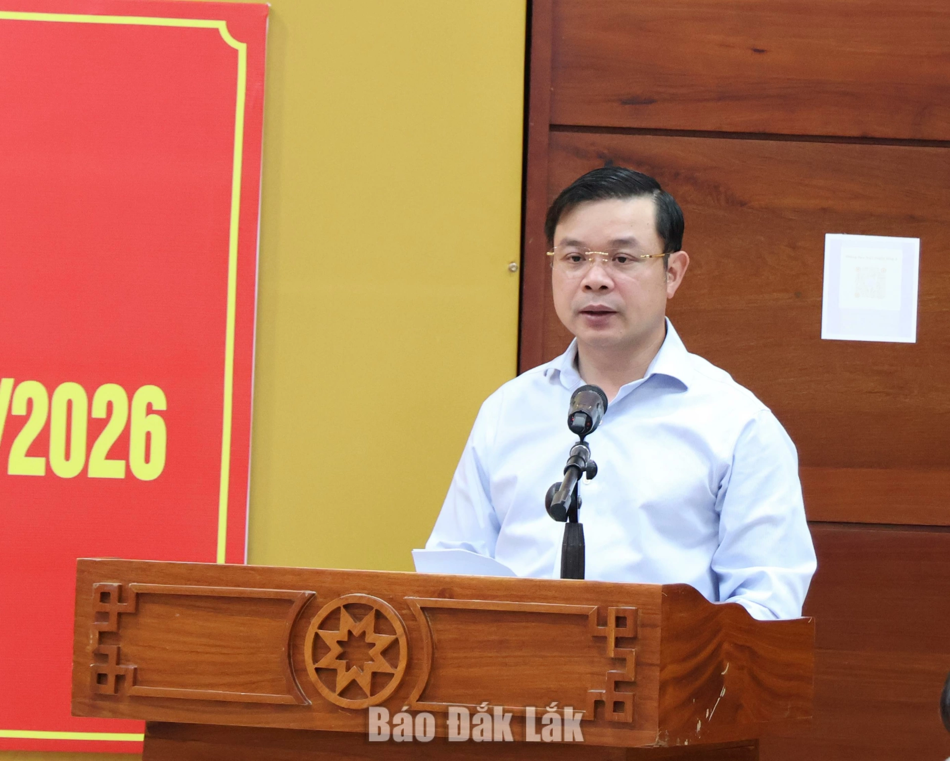 Chủ tịch UBND tỉnh Đắk Lắk Đỗ Hữu Huy phát biểu kết luận hội nghị.