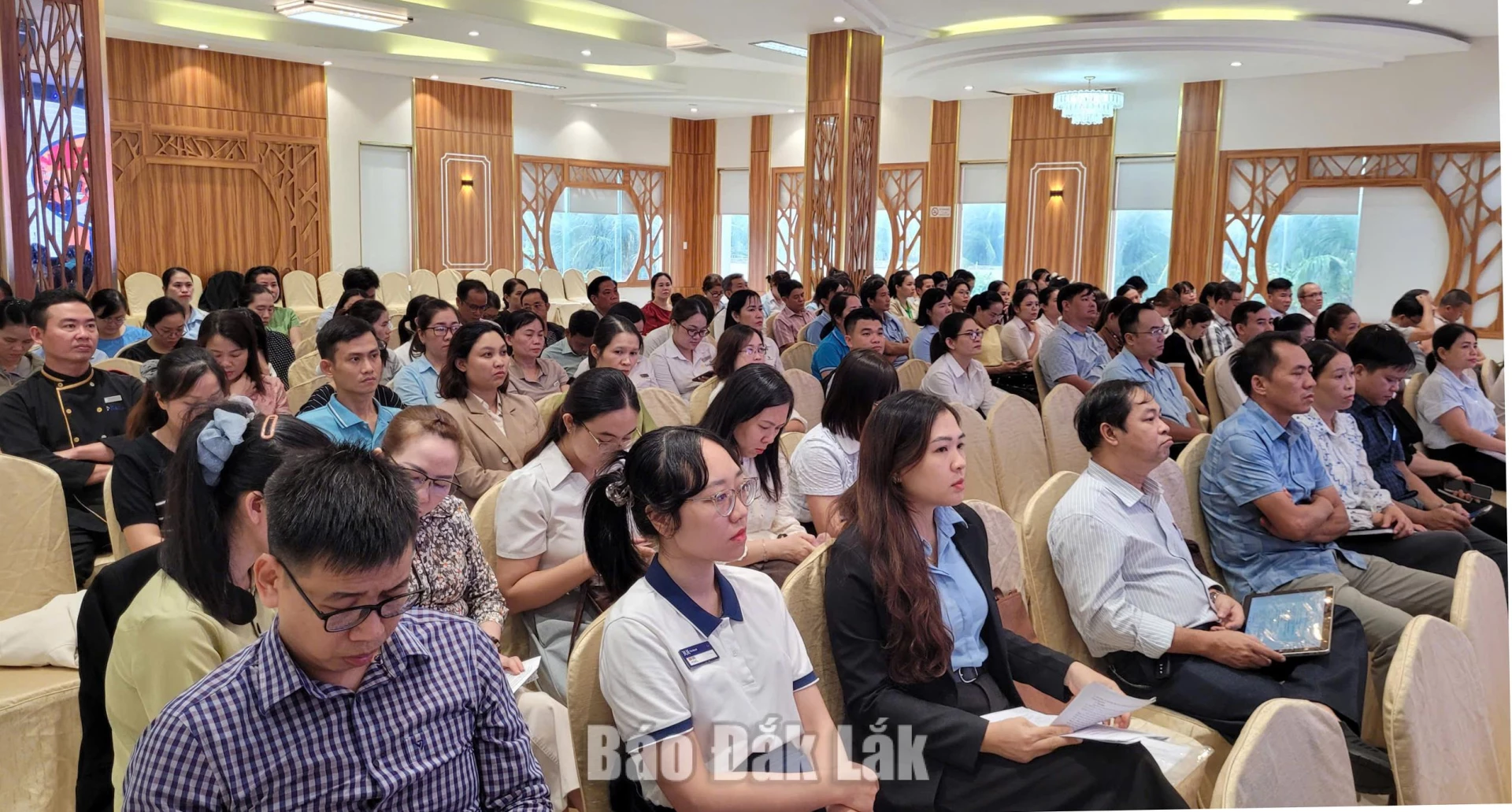 Đại biểu tham gia lớp tập huấn.