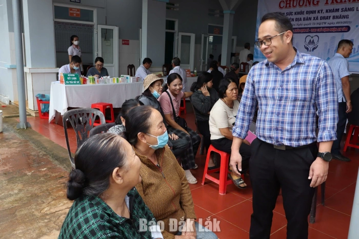 Xã Dray Bhăng: Hơn 1.300 lượt người được khám sức khỏe