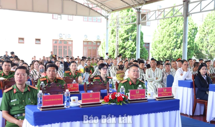 Trại giam Đắk Trung tổ chức Hội nghị gia đình phạm nhân năm 2026