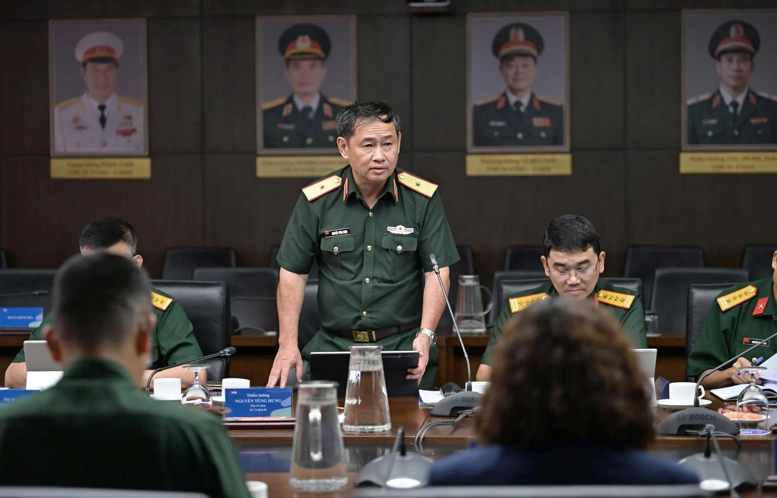 Trưởng đoàn kiểm tra là Thiếu tướng Nguyễn Tùng Hưng - Phó Tư lệnh Bộ Tư lệnh 86. Tham gia đoàn có các cán bộ thuộc Bộ Tư lệnh 86, Binh chủng Thông tin liên lạc, cùng đại diện các Cục: Tài chính, Pháp chế, Quân lực, Cơ yếu, Cán bộ, Tuyên huấn và Văn phòng Bộ Quốc phòng.