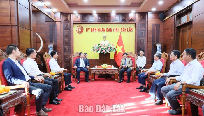 Đắk Lắk làm việc với doanh nghiệp Trung Quốc về chuỗi cung ứng nông sản