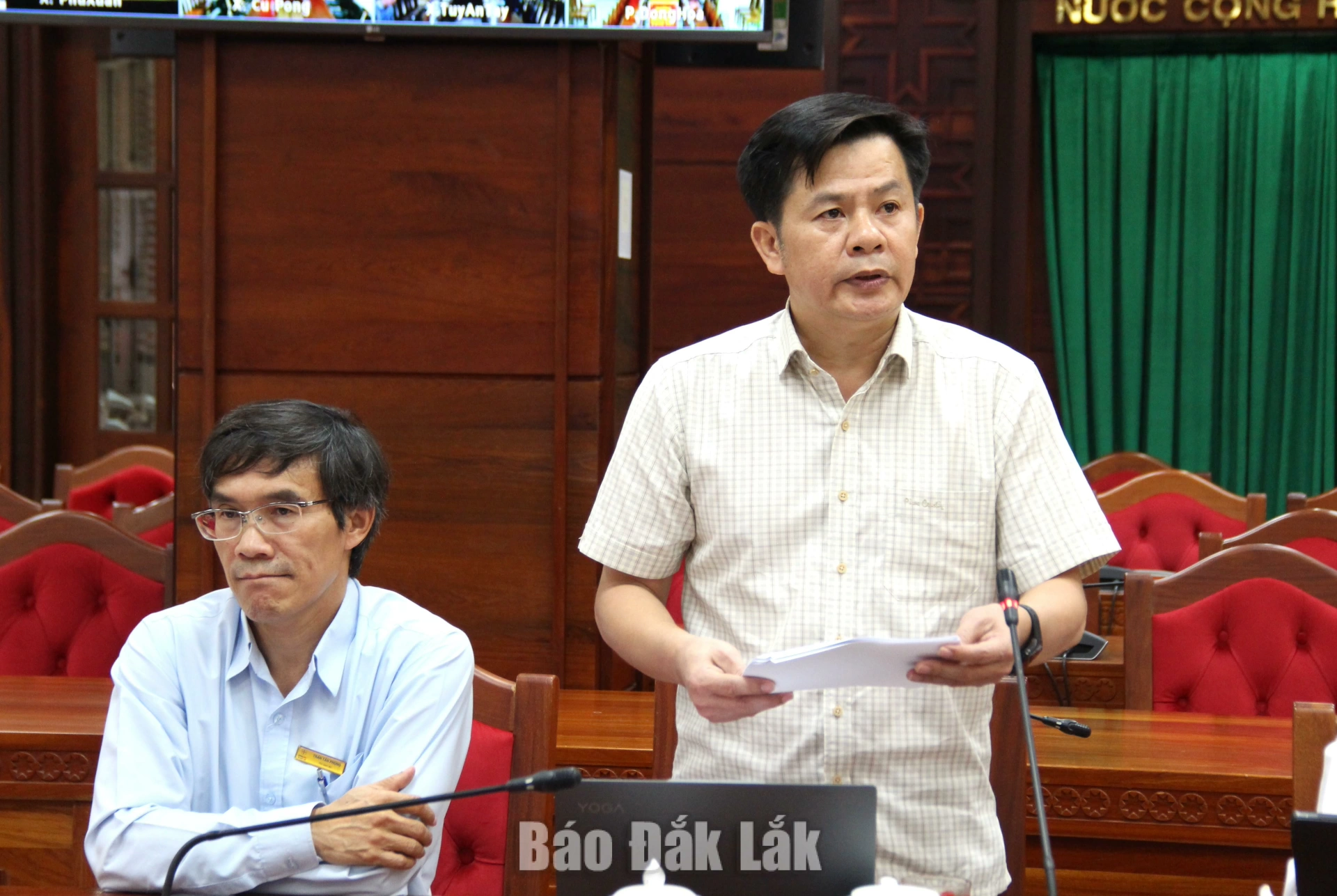 Đại diện MobiFone Đắk Lắk góp ý kiến.