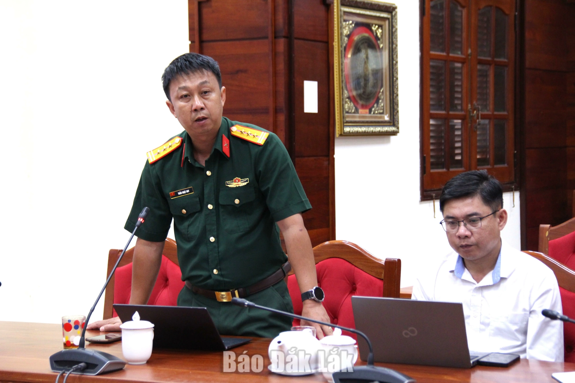 Đại diện Viettel Đắk Lắk thông tin về công tác chuẩn bị hạ tầng, 