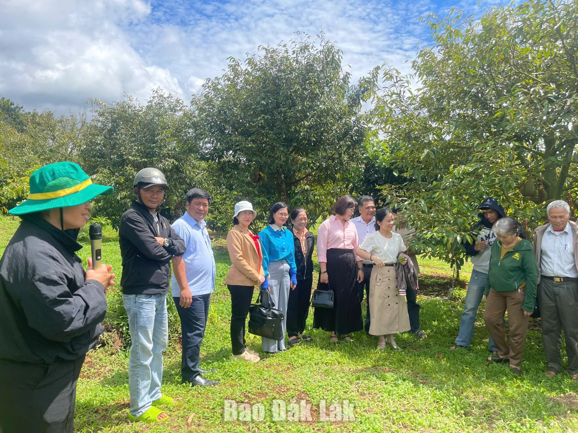 Các đại biểu tham quan mô hình.