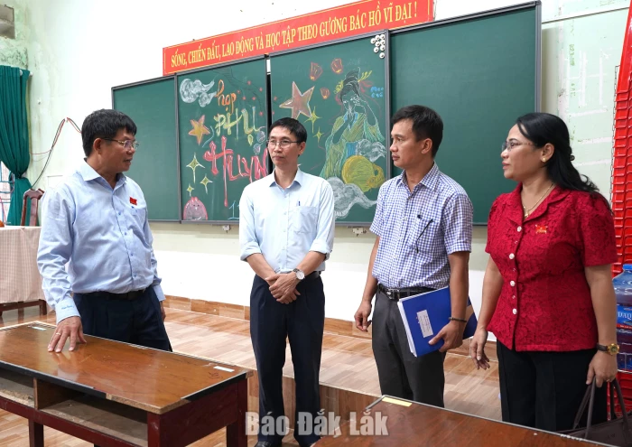 Giám sát hoạt động các cơ sở giáo dục sau sắp xếp tại xã Quảng Phú