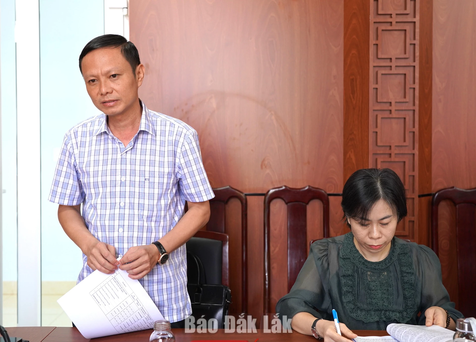 Chủ tịch UBND phường Tân An Phạm Trung Nghĩa thông tin thêm về một số nội dung liên quan.