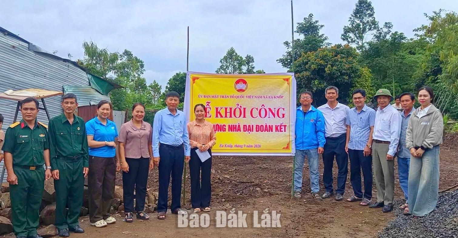 Toàn tỉnh phấn đấu hỗ trợ xây dựng nhà Đại đoàn kết cho hộ nghèo, cận nghèo trong Tháng cao điểm Vì người nghèo năm 2026.