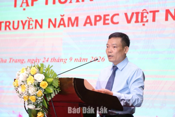 Tập huấn kỹ năng tuyên truyền Năm APEC Việt Nam 2027