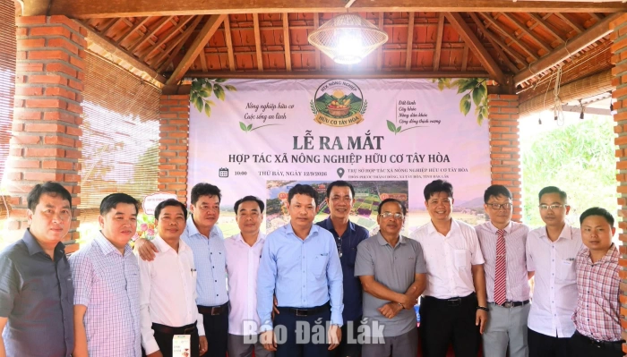 Ra mắt Hợp tác xã Nông nghiệp hữu cơ Tây Hòa