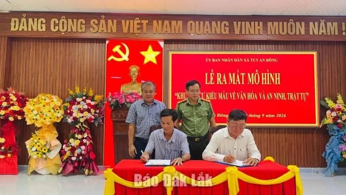 Tuy An Đông ra mắt “Khu dân cư kiểu mẫu”
