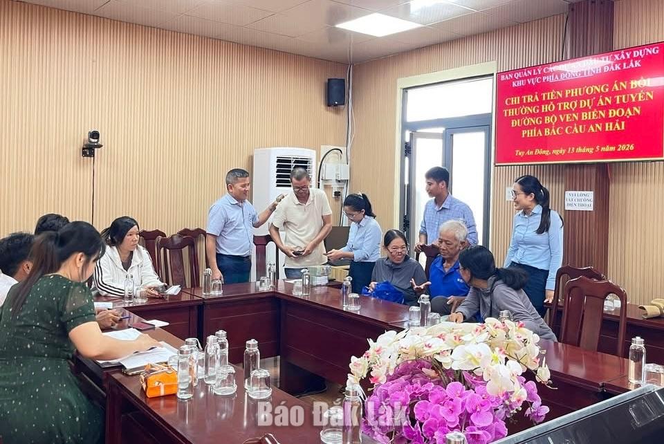 Công tác chi trả bồi thường, hỗ trợ cho người dân được thực hiện công khai, đúng quy định.