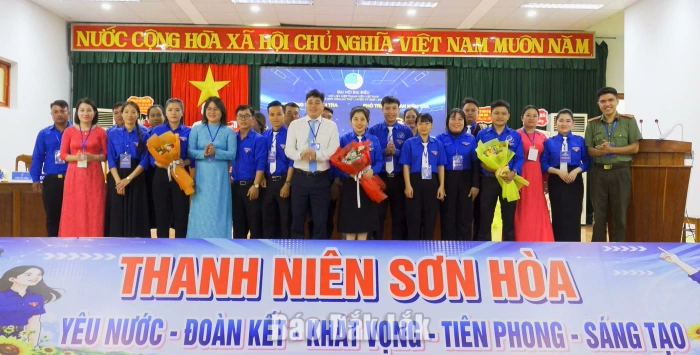Đại hội đại biểu Hội LHTN Việt Nam xã Sơn Hòa lần thứ I, nhiệm kỳ 2026 - 2029