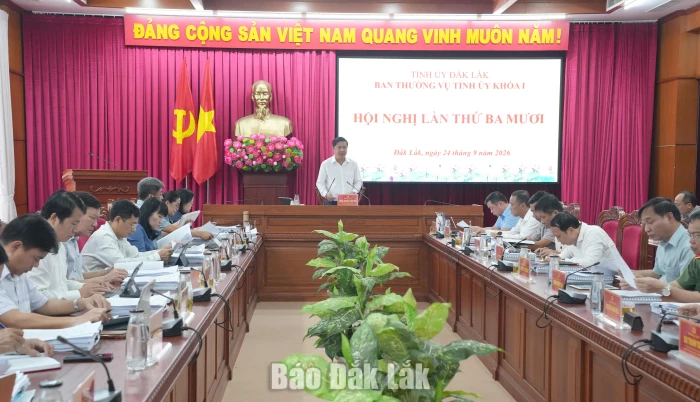 Hội nghị Ban Thường vụ Tỉnh ủy: Tập trung nguồn lực, tăng tốc thực hiện các mục tiêu năm 2026