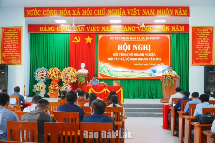 Xã Xuân Phước cam kết tháo gỡ khó khăn cho doanh nghiệp