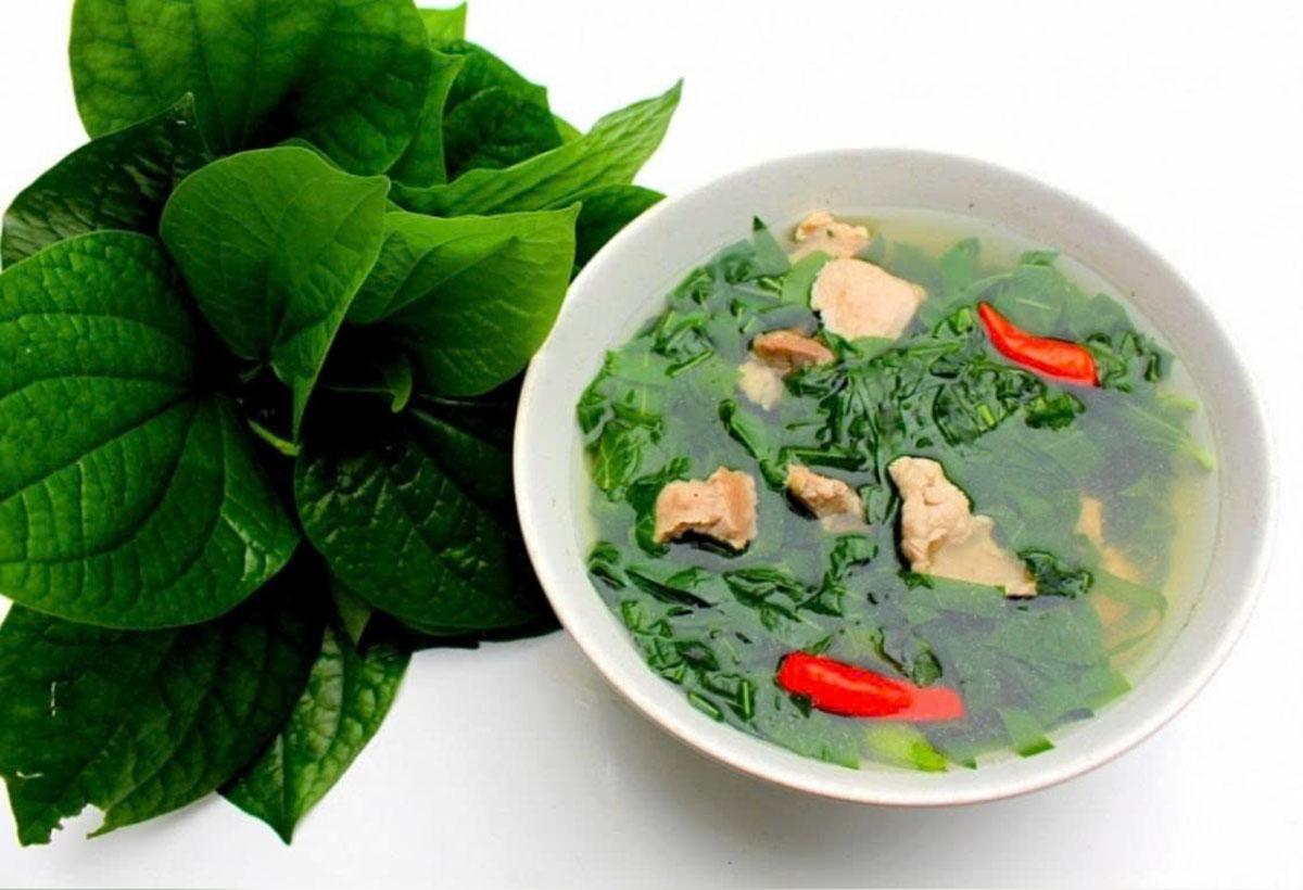 Canh lá lốt ngày nắng