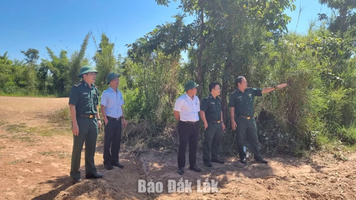 Bộ đội Biên phòng tỉnh khảo sát quy hoạch bố trí, ổn định dân cư khu vực biên giới