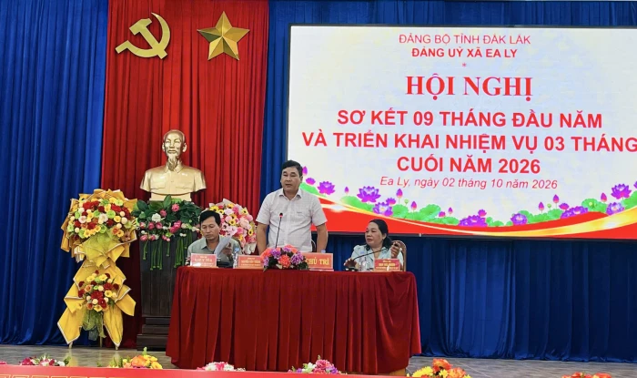 Xã Ea Ly nỗ lực thực hiện nhiệm vụ cuối năm 2026