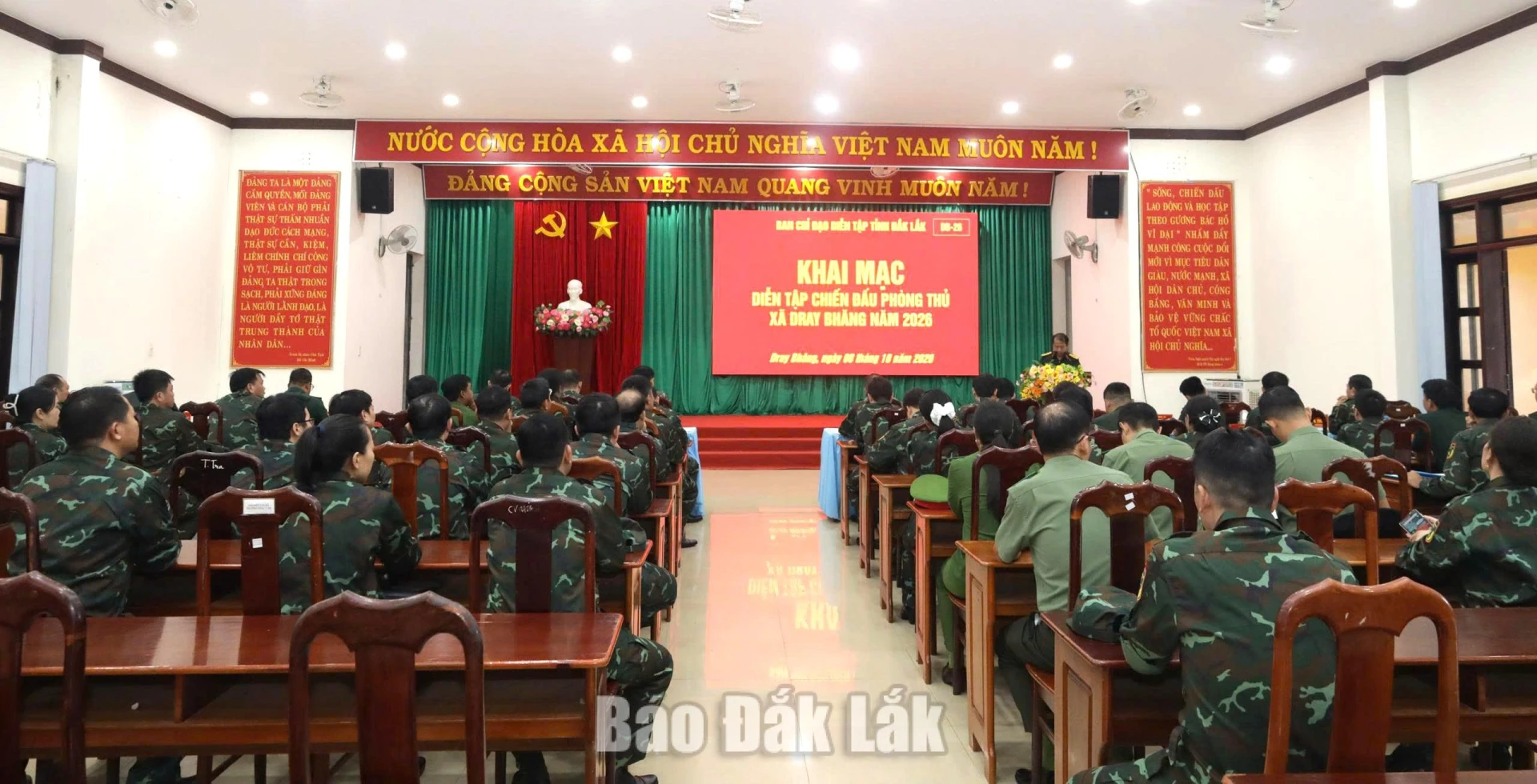 Toàn cảnh khai mạc diễn tập 
