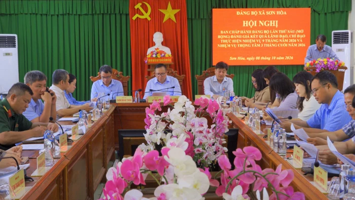 Xã Sơn Hòa tăng tốc hoàn thành các chỉ tiêu năm 2026