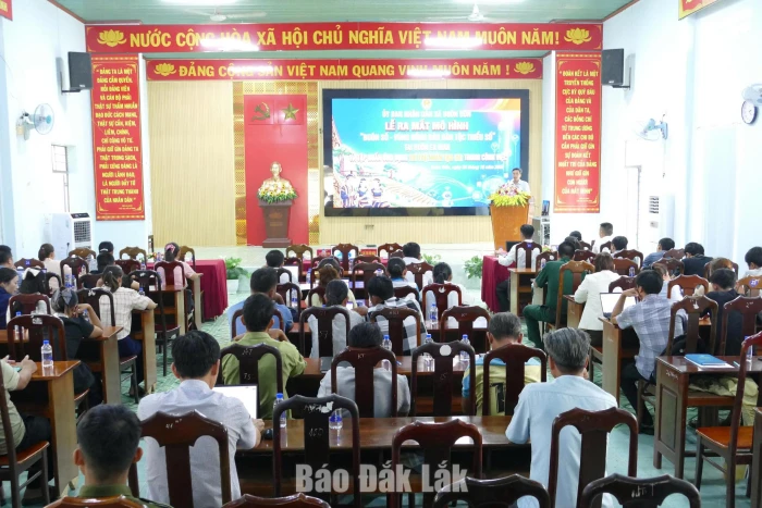 Xã Buôn Đôn ra mắt mô hình “Buôn số - vùng đồng bào dân tộc thiểu số”