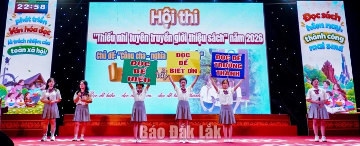 Khai mạc Hội thi thiếu nhi tuyên truyền, giới thiệu sách năm 2026