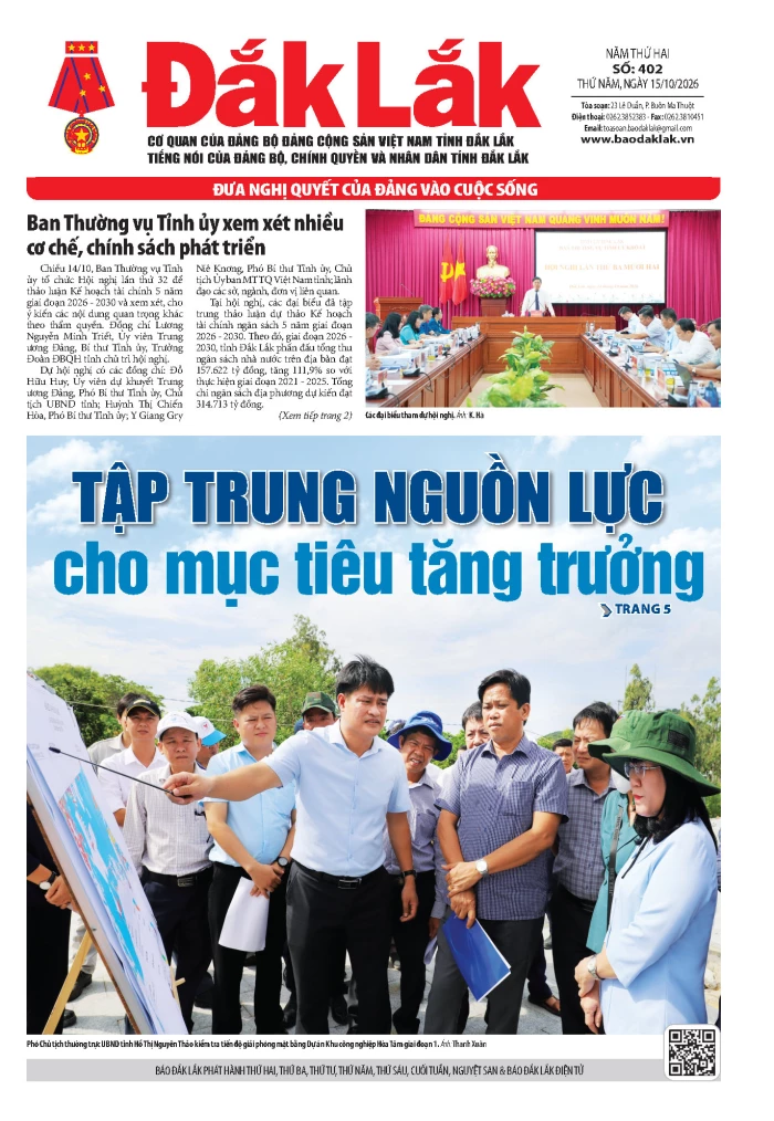 Báo in ngày 15/10/2026