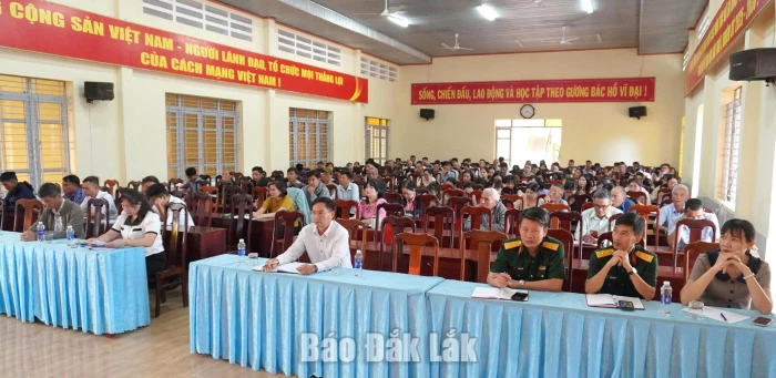 Xã Ea Knốp quán triệt, triển khai các văn bản của Trung ương và Tỉnh ủy