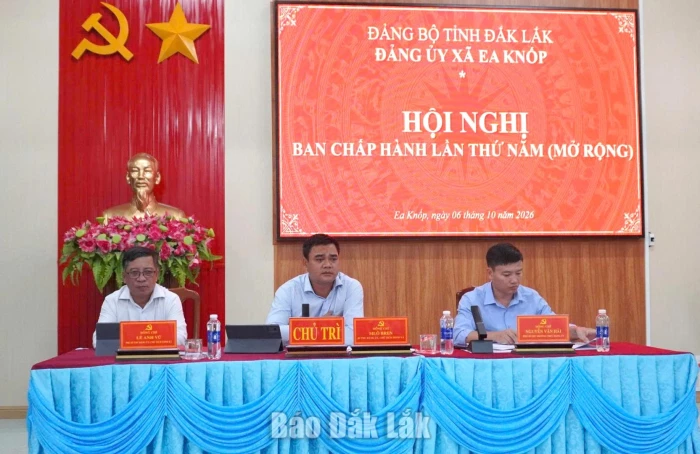 Xã Ea Knốp: Tập trung các giải pháp, hoàn thành các chỉ tiêu, nhiệm vụ năm 2026