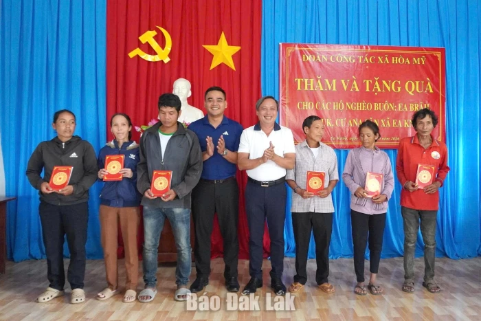 Xã Hòa Mỹ giao lưu, học tập kinh nghiệm tại xã kết nghĩa Ea Knốp