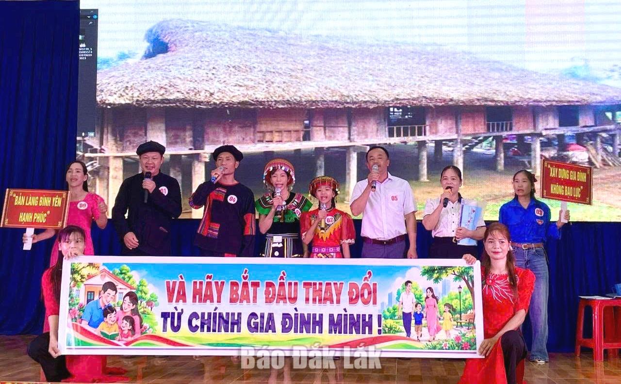 Phần thi sân khấu hóa truyền tải thông điệp 