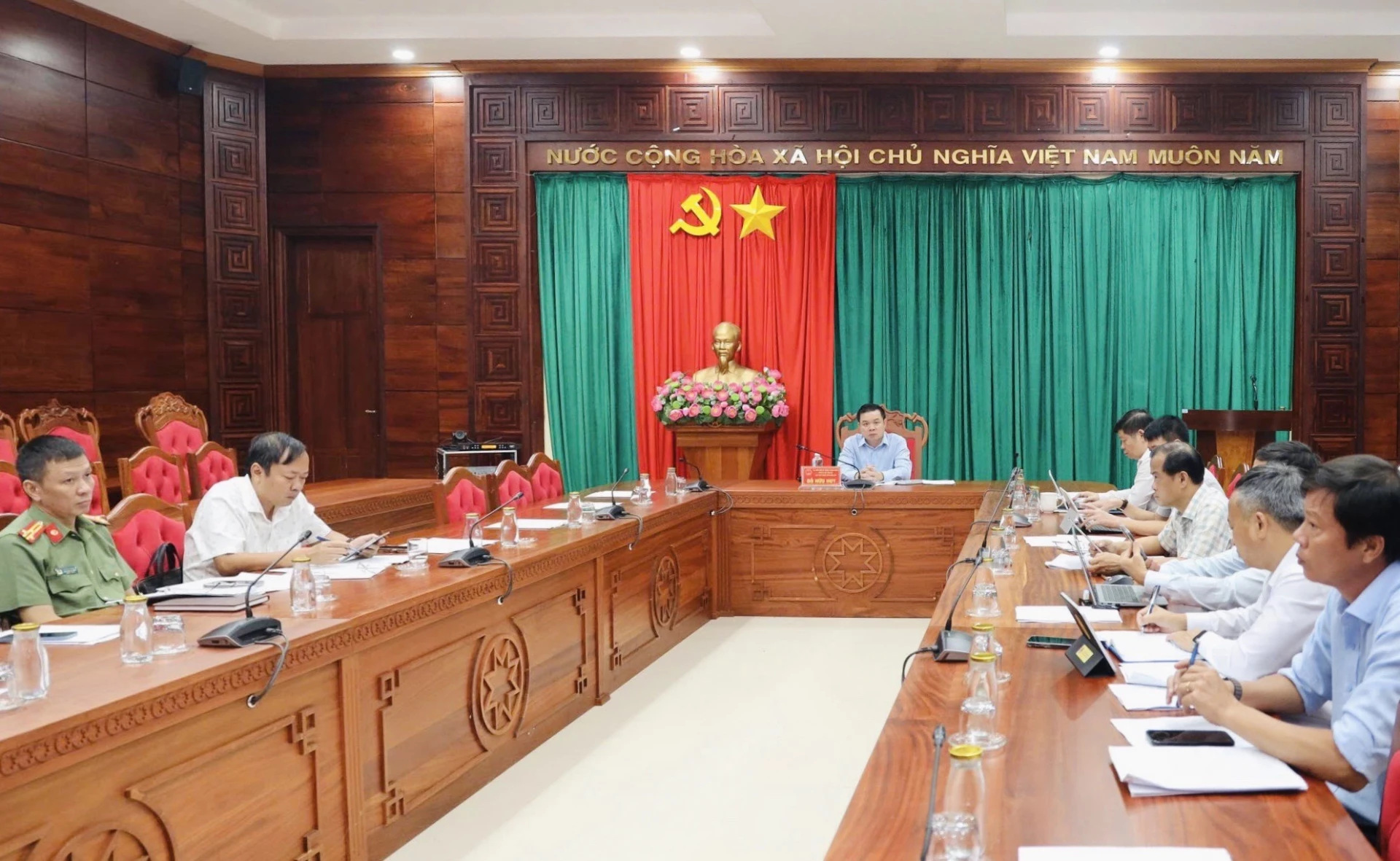 Quang cảnh phiên họp tại điểm cầu tỉnh Đắk Lắk.