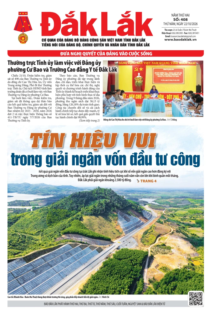 Báo in ngày 22/10/2026