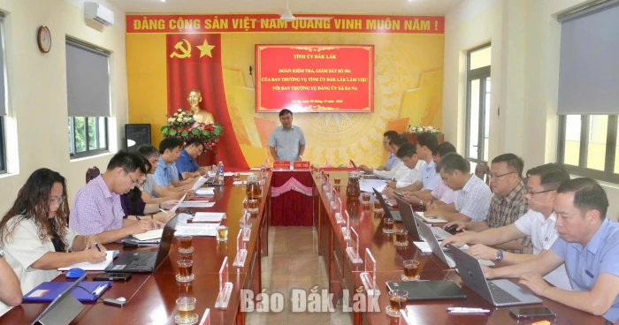 Đảng ủy xã Ea Na tập trung khắc phục tồn tại sau kiểm tra, giám sát