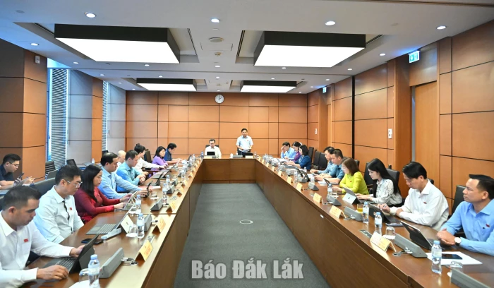 Đoàn ĐBQH tỉnh Đắk Lắk góp ý dự thảo Bộ luật Hình sự (sửa đổi) và Luật Tổ chức cơ quan điều tra hình sự (sửa đổi)