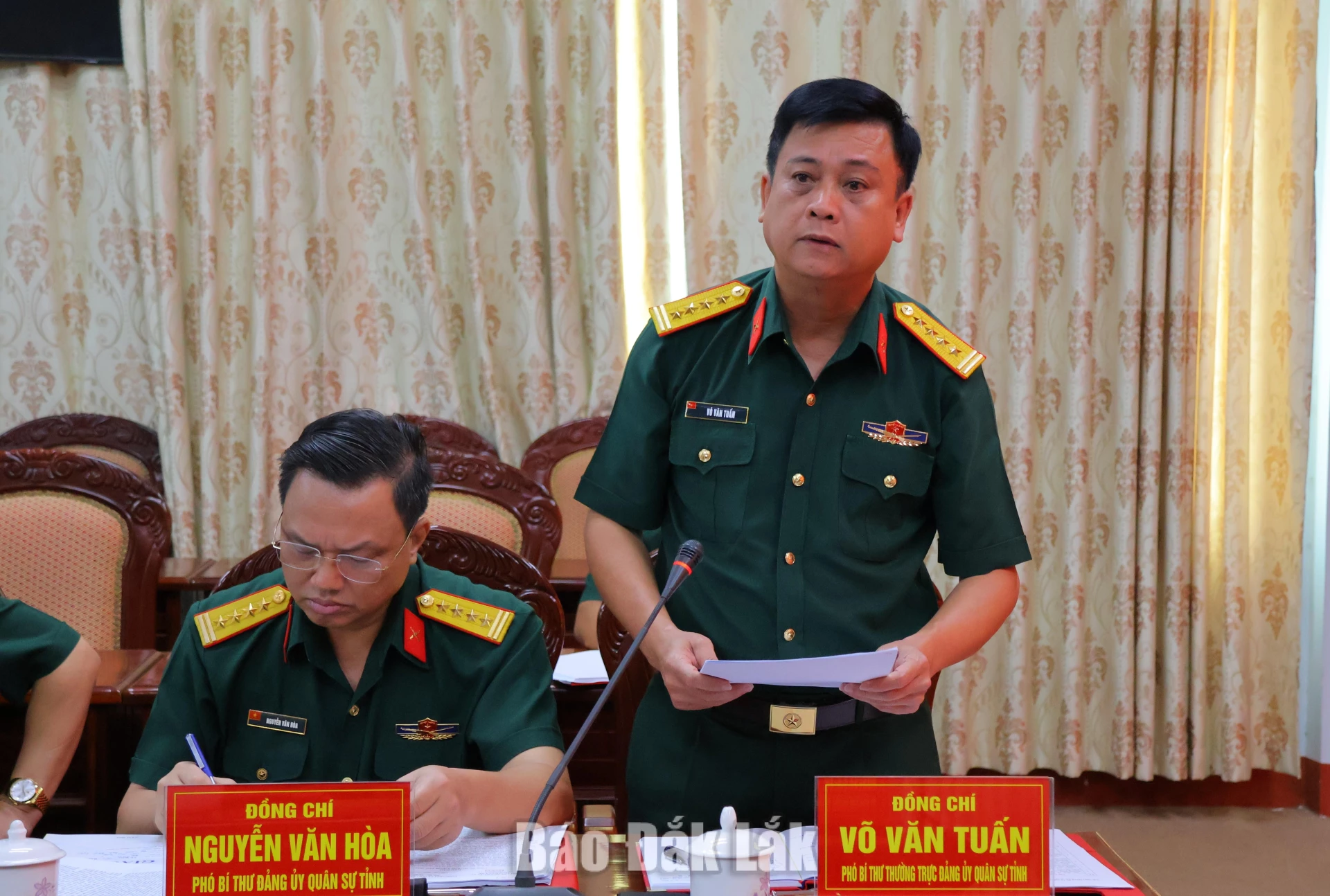 Đại tá Võ Văn Tuấn, Chính ủy Bộ Chỉ huy Quân sự tỉnh