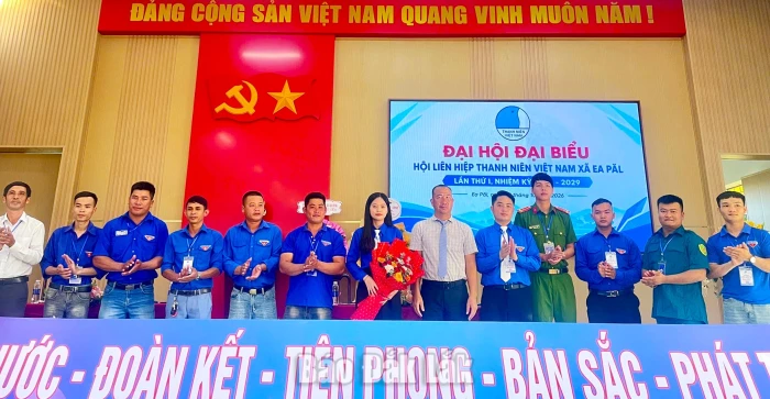 Hội Liên hiệp thanh niên Việt Nam xã Ea Păl tổ chức Đại hội lần thứ I
