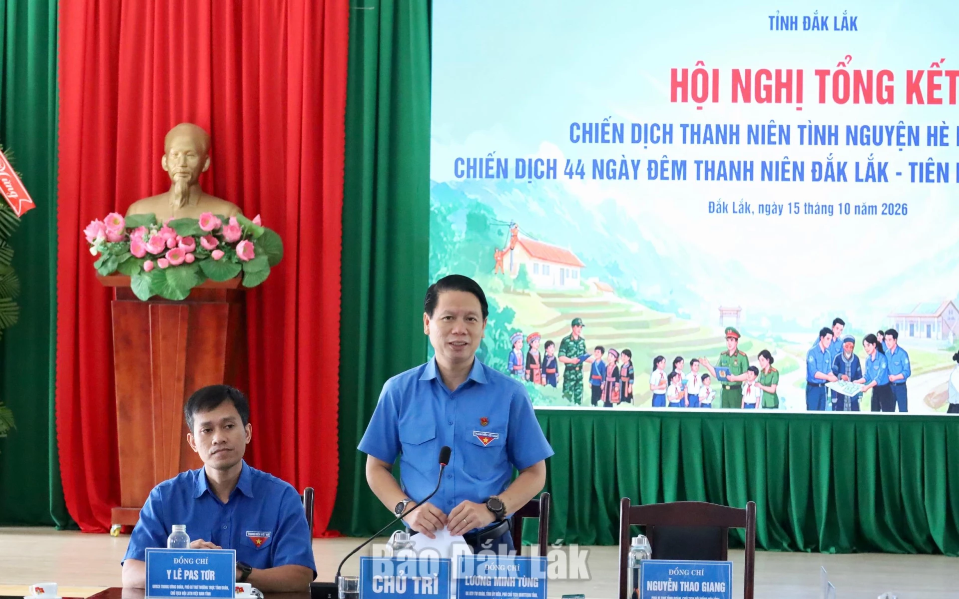 Bí thư Tỉnh Đoàn Lương Minh Tùng