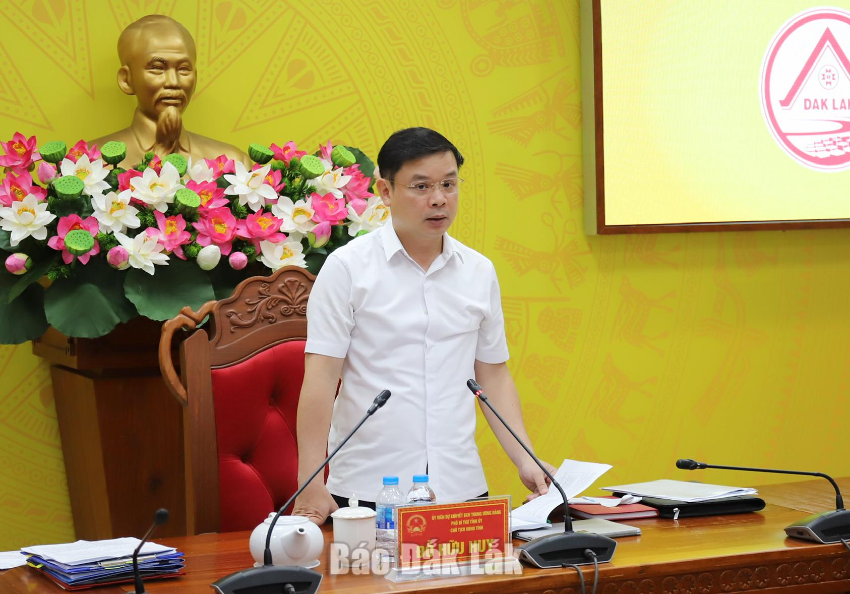 Chủ tịch UBND tỉnh Đỗ Hữu Huy 
