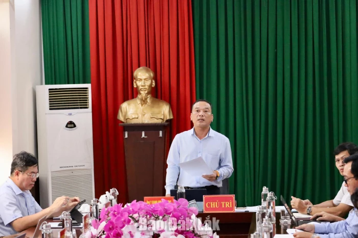 Đồng chí Y Giang Gry Niê Knơng, Phó Bí thư Tỉnh ủy, Chủ tịch Ủy ban MTTQ Việt Nam tỉnh
