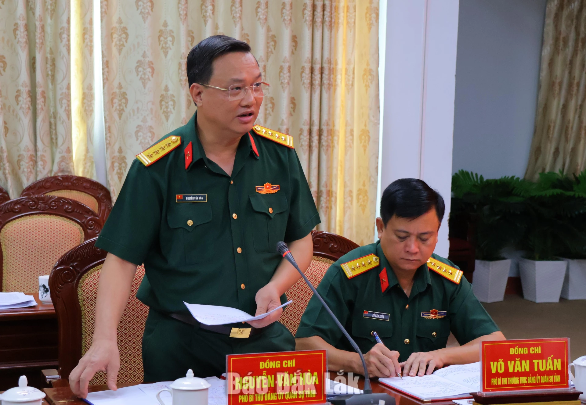 Đại tá Nguyễn Văn Hòa, Ủy viên Ban Thường vụ Tỉnh ủy, Chỉ huy trưởng Bộ Chỉ huy Quân sự tỉnh 