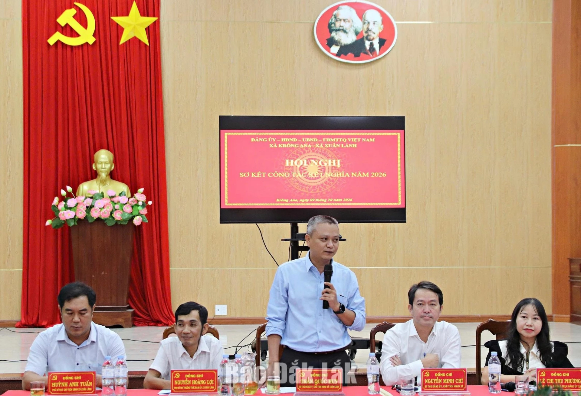 Bí thư Đảng ủy, Chủ tịch HĐND xã Xuân Lãnh Trần Quốc Huy