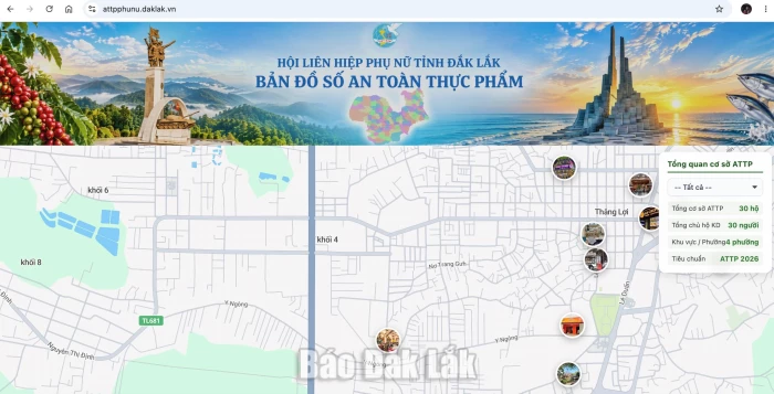Ra mắt Bản đồ số kết nối thực phẩm an toàn