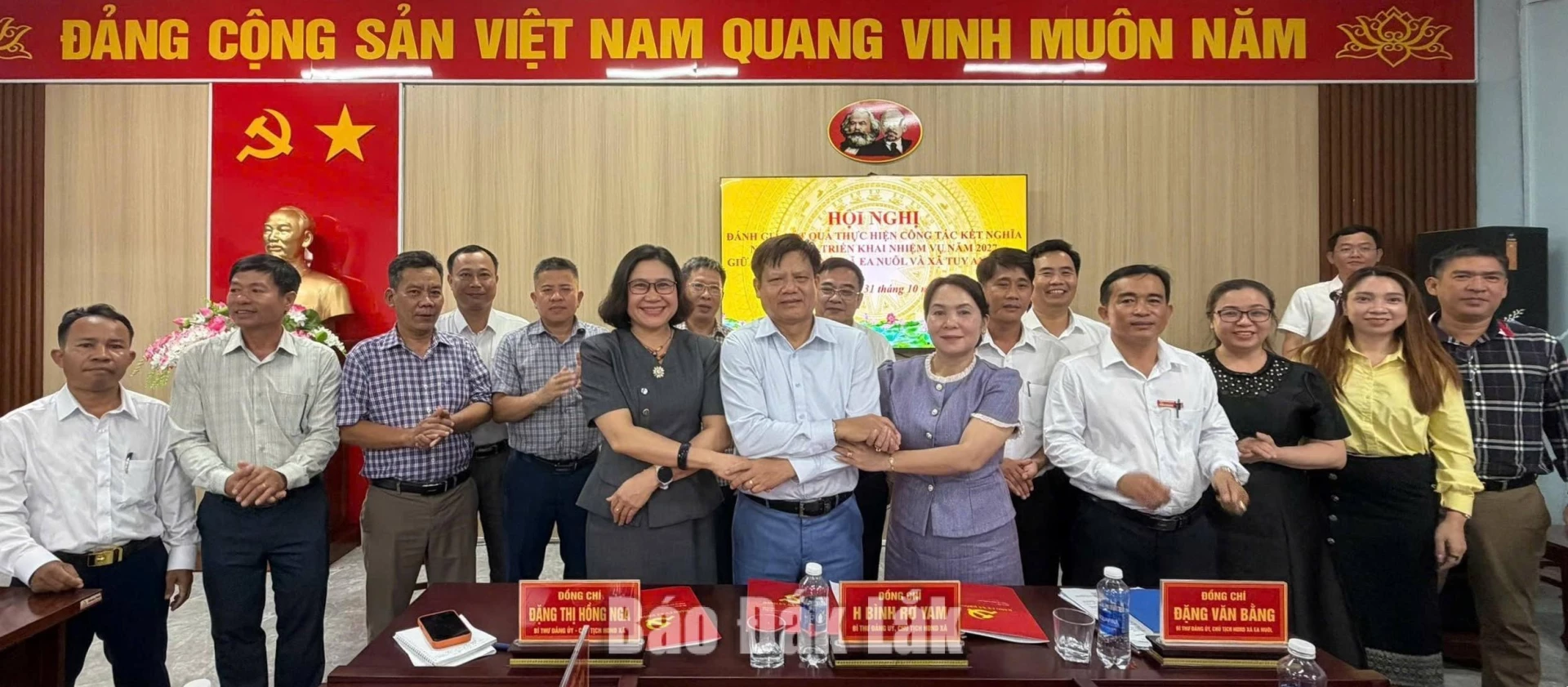 Lãnh đạo ba địa phương ký kết chương trình phối hợp năm 2027.