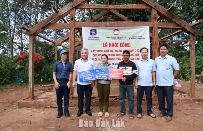 Phường Tân An khởi công xây dựng 4 nhà Đại đoàn kết cho hộ nghèo
