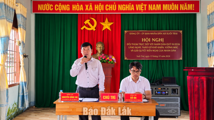 Suối Trai đối thoại với người dân, tháo gỡ vướng mắc từ cơ sở