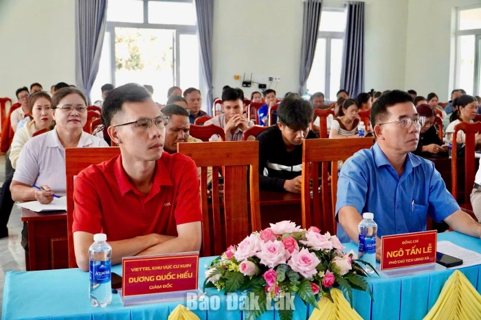 Ea Ktur tập huấn kỹ năng số cho 21 tổ công nghệ số cộng đồng