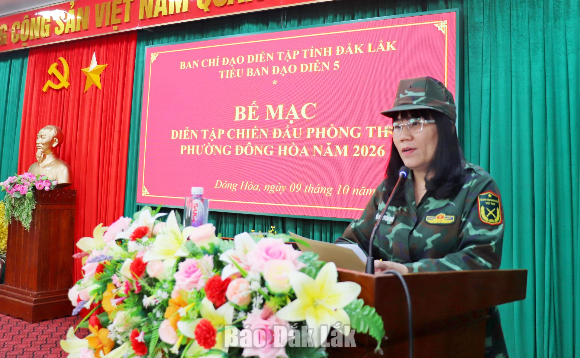 Đồng chí Hồ Thị Nguyên Thảo, Ủy viên Ban Thường vụ Tỉnh ủy, Phó Chủ tịch Thường trực UBND tỉnh phát biểu bế mạc.