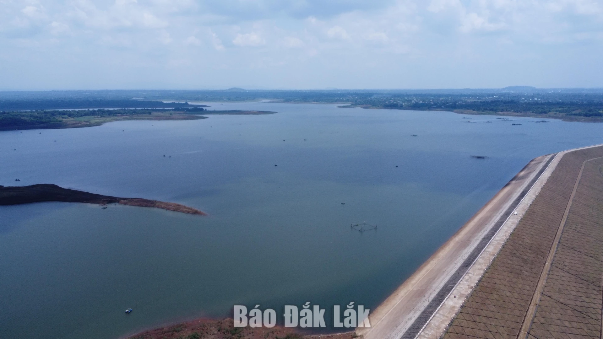 Hồ Krông Búk Hạ tích nước bảo đảm nguồn nước cho mùa khô 2026  - 2027.